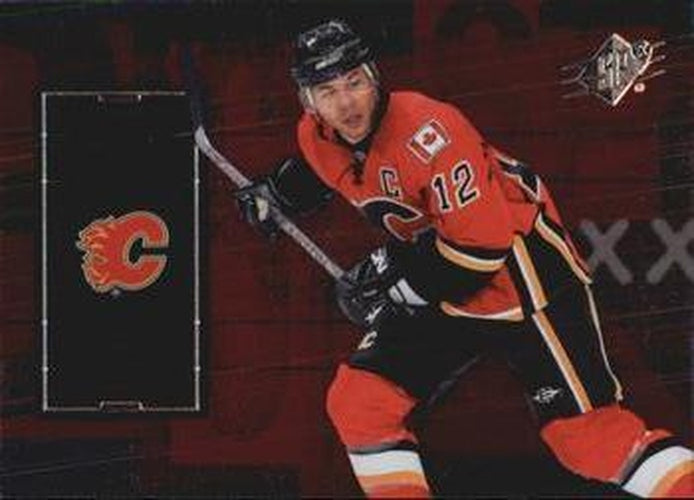 #90 Jarome Iginla - Calgary Flames - 2009-10 SPx Hockey