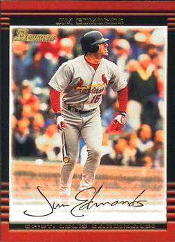 #90 Jim Edmonds - St. Louis Cardinals - 2002 Bowman Baseball