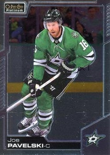 #90 Joe Pavelski - Dallas Stars - 2020-21 O-Pee-Chee Platinum Hockey