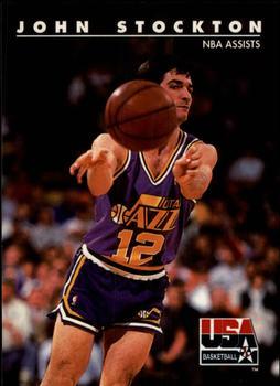 #90 John Stockton - USA - 1992 SkyBox USA Basketball