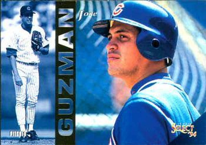 #90 Jose Guzman - Chicago Cubs - 1994 Select Baseball