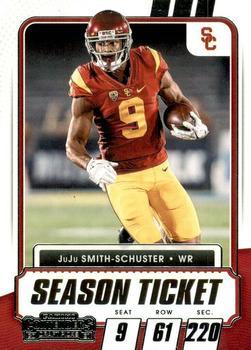 #90 JuJu Smith-Schuster - USC Trojans - 2021 Panini Contenders Draft Picks Football