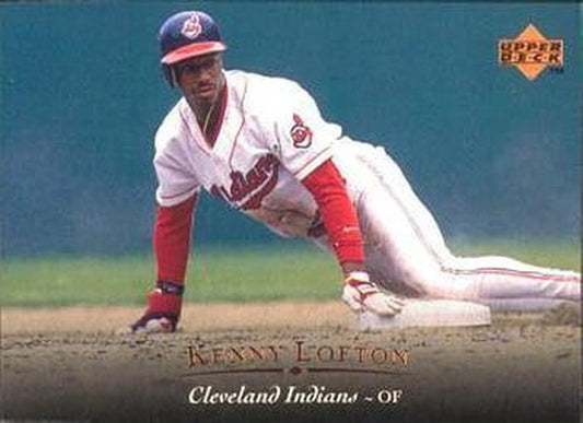 #90 Kenny Lofton - Cleveland Indians - 1995 Upper Deck Baseball
