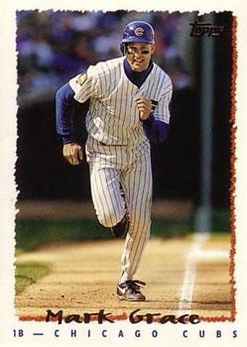 #90 Mark Grace - Chicago Cubs - 1995 Topps Baseball