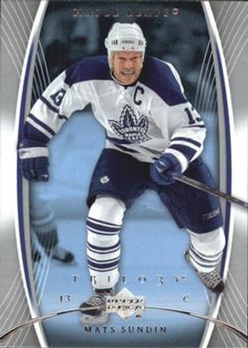 #90 Mats Sundin - Toronto Maple Leafs - 2007-08 Upper Deck Trilogy Hockey