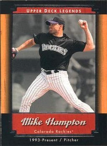 #90 Mike Hampton - Colorado Rockies - 2001 Upper Deck Legends Baseball