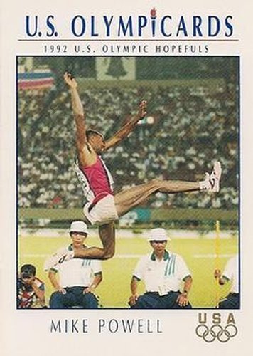 #90 Mike Powell - USA - 1992 Impel U.S. Olympic Hopefuls