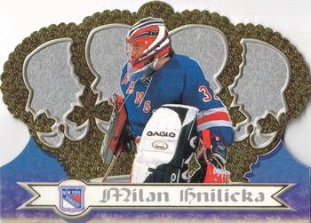 #90 Milan Hnilicka - New York Rangers - 1999-00 Pacific Crown Royale Hockey