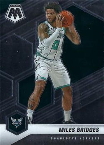 #90 Miles Bridges - Charlotte Hornets - 2020-21 Panini Mosaic Basketball