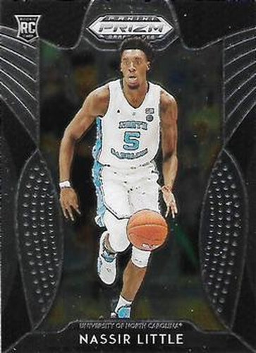 #90 Nassir Little - North Carolina Tar Heels - 2019 Panini Prizm Draft Picks Basketball