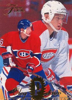 #90 Oleg Petrov - Montreal Canadiens - 1994-95 Flair Hockey