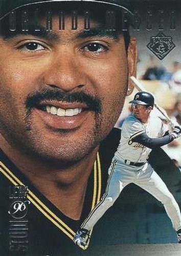 #90 Orlando Merced - Pittsburgh Pirates - 1996 Studio Baseball