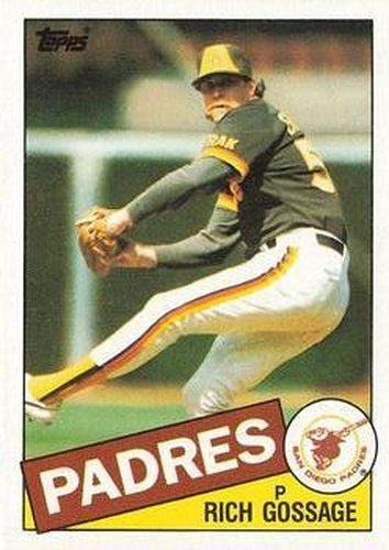 #90 Rich Gossage - San Diego Padres - 1985 Topps Baseball