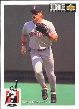#90 Rob Deer - Boston Red Sox - 1994 Collector's Choice Baseball