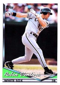#90 Robin Ventura - Chicago White Sox - 1994 Topps Baseball