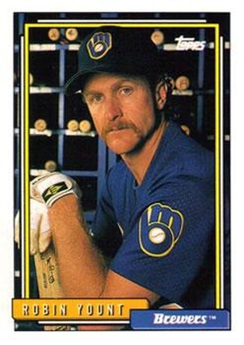#90 Robin Yount - Milwaukee Brewers - 1992 Topps Baseball