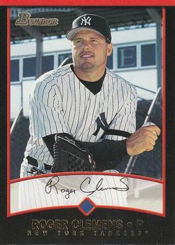 #90 Roger Clemens - New York Yankees - 2001 Bowman Baseball