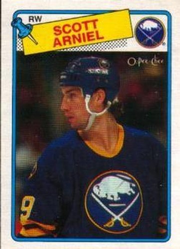 #90 Scott Arniel - Buffalo Sabres - 1988-89 O-Pee-Chee Hockey