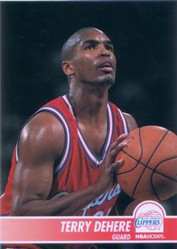 #90 Terry Dehere - Los Angeles Clippers - 1994-95 Hoops Basketball