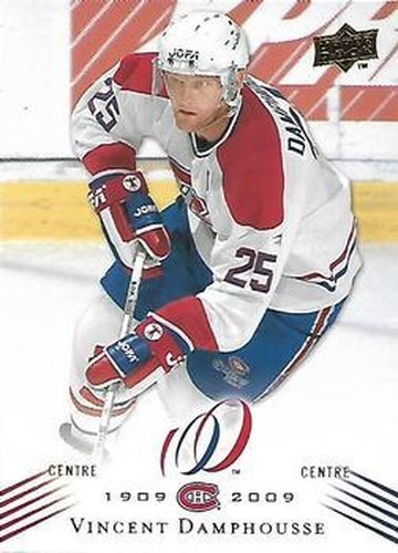 #90 Vincent Damphousse - Montreal Canadiens - 2008-09 Upper Deck Montreal Canadiens Centennial Hockey