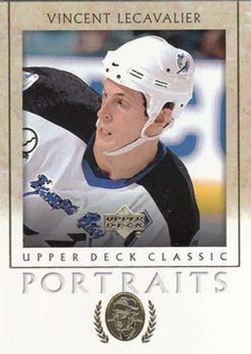 #90 Vincent Lecavalier - Tampa Bay Lightning - 2002-03 Upper Deck Classic Portraits Hockey