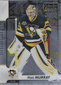 #90 Matt Murray - Pittsburgh Penguins - 2017-18 O-Pee-Chee Platinum Hockey