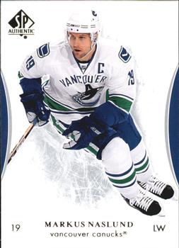 #90 Markus Naslund - Vancouver Canucks - 2007-08 SP Authentic Hockey