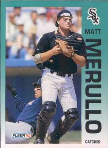 #90 Matt Merullo - Chicago White Sox - 1992 Fleer Baseball