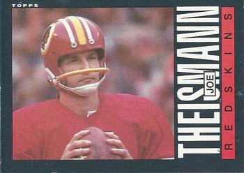 #190 Joe Theismann - Washington Redskins - 1985 Topps Football