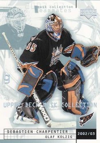 #90 Sebastien Charpentier / Olaf Kolzig - Washington Capitals - 2002-03 Upper Deck Mask Collection Hockey