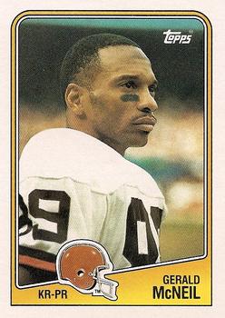 #90 Gerald McNeil - Cleveland Browns - 1988 Topps Football