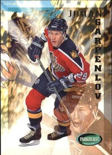 #90 Johan Garpenlov - Florida Panthers - 1995-96 Parkhurst International Hockey