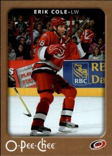 #90 Erik Cole - Carolina Hurricanes - 2006-07 O-Pee-Chee Hockey