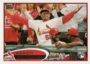 #90 Adron Chambers - St. Louis Cardinals - 2012 Topps Baseball
