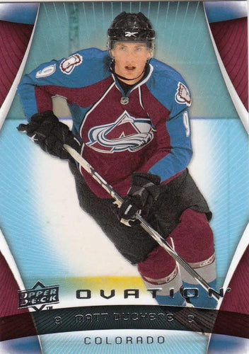 #90 Matt DucheneÊ - Colorado Avalanche - 2009-10 Upper Deck Ovation Hockey