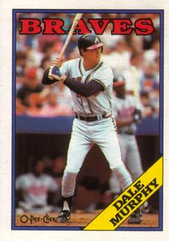 #90 Dale Murphy - Atlanta Braves - 1988 O-Pee-Chee Baseball