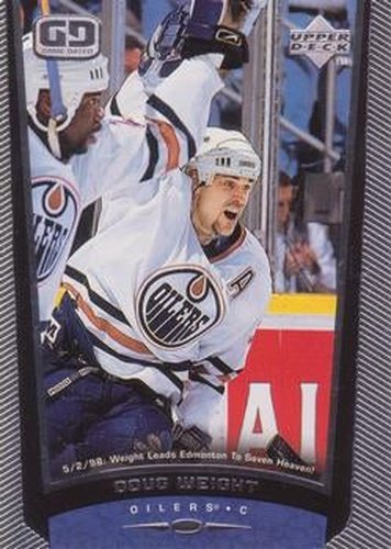 #90 Doug Weight - Edmonton Oilers - 1998-99 Upper Deck Hockey