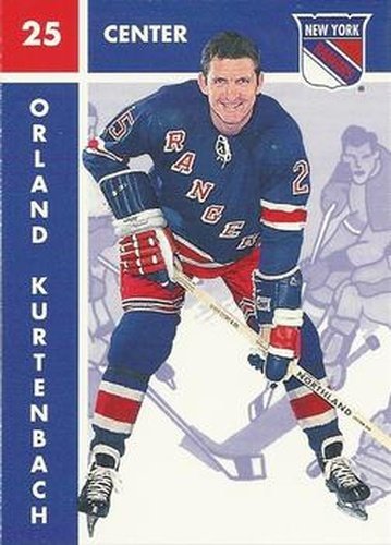 #90 Orland Kurtenbach - New York Rangers - 1995-96 Parkhurst 1966-67 Hockey