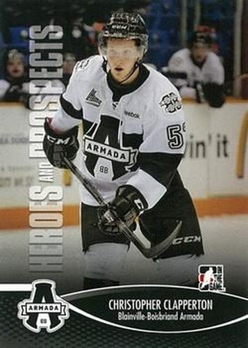 #90 Christopher Clapperton - Blainville-Boisbriand Armada - 2012-13 In The Game Heroes and Prospects Hockey
