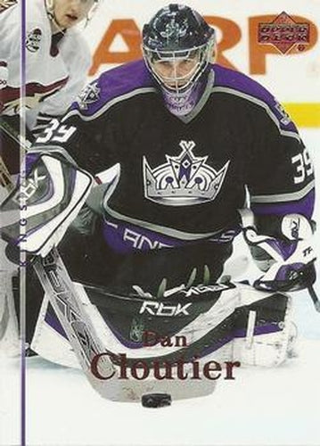 #90 Dan Cloutier - Los Angeles Kings - 2007-08 Upper Deck Hockey