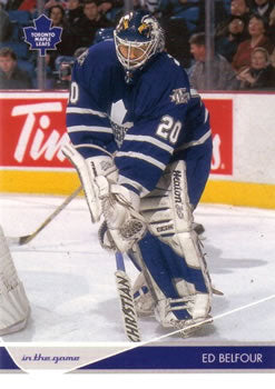 #90 Ed Belfour - Toronto Maple Leafs - 2003-04 In The Game Toronto Star Hockey