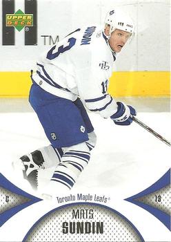 #90 Mats Sundin - Toronto Maple Leafs - 2006-07 Upper Deck Mini Jersey Hockey