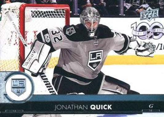 #90 Jonathan Quick - Los Angeles Kings - 2017-18 Upper Deck Hockey