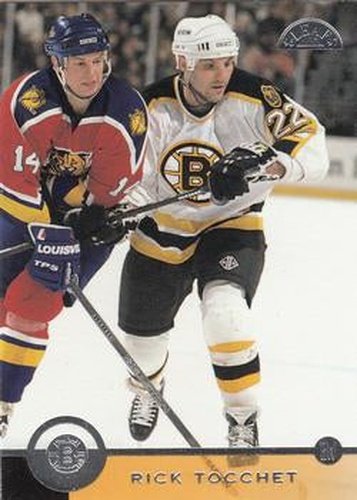 #90 Rick Tocchet - Boston Bruins - 1996-97 Leaf Hockey