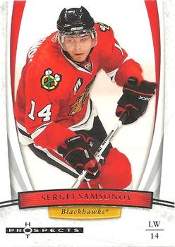#90 Sergei Samsonov - Chicago Blackhawks - 2007-08 Fleer Hot Prospects Hockey