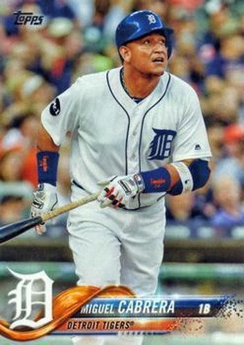 #90 Miguel Cabrera - Detroit Tigers - 2018 Topps Baseball