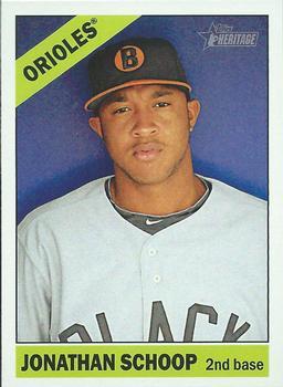 #90b Jonathan Schoop - Baltimore Orioles - 2015 Topps Heritage Baseball