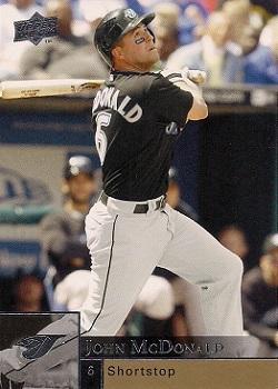 #918 John McDonald - Toronto Blue Jays - 2009 Upper Deck Baseball