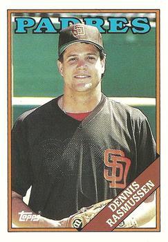 #91T Dennis Rasmussen - San Diego Padres - 1988 Topps Traded Baseball