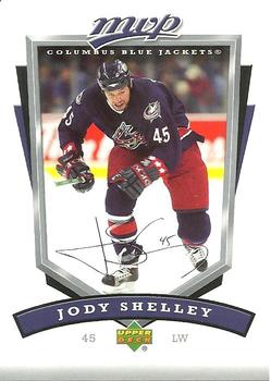 #91 Jody Shelley - Columbus Blue Jackets - 2006-07 Upper Deck MVP Hockey